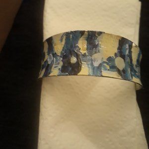 Handpainted cuff bracelet